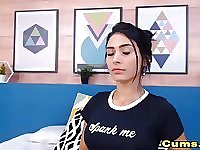 Babe With Nice Tits Playing Her Delicious Pussy