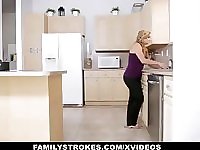 FamilyStrokes - Warm Step-Sister And Mother Tricked And Romped By StepBro