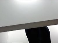 Indian girl demonstrates her large white underwear