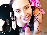 Stepsister Helping Son With Boner