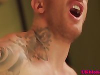 Muscled euro hunk get his end fucked away