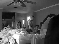 hispanic couple fuck with panty on