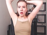 Teen Cuttie Finger Fucking Herself On The Chair