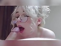 gorgeous blowjob from the blonde
