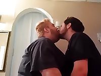 kissing  and licking the nipple with the hubby
