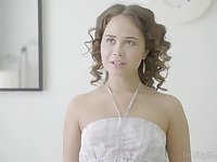 Cute babe Jenny Fer is fucked and jizzed by handsome massage boy