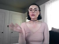 Casey exploring her sexuality on webcam and masturbating like a pro