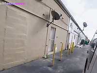 Busty redhead picked up and fucked in bus