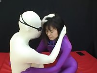 Miraidouga - Zentai Chioff Meeting Two Players Play For