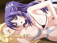 Horny Hentai babes amazing porn video