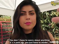 Old-ass lemonade stand gal picked up pov