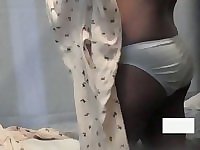 Spy cam records masturbation of the girl before night