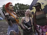 Original Cosplay Group sex - Paintballers Part 1 Sharing Cock of Max Deeds