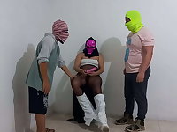 HALLOWEEN FANTASY COME TRUE - WIFE FUCKED BY HUSBANDS BEST FRIEND WHILE WATCHED