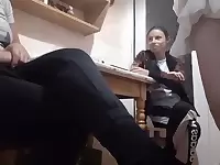 Lesbian Girls Dirty Talk & Pussy Cum - Wet Kitchen Orgasm