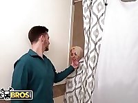 BANGBROS - Cuckold GIRLFRIEND Luna Starlet Takes Ginormous Ebony Boner While BEAU Is Home